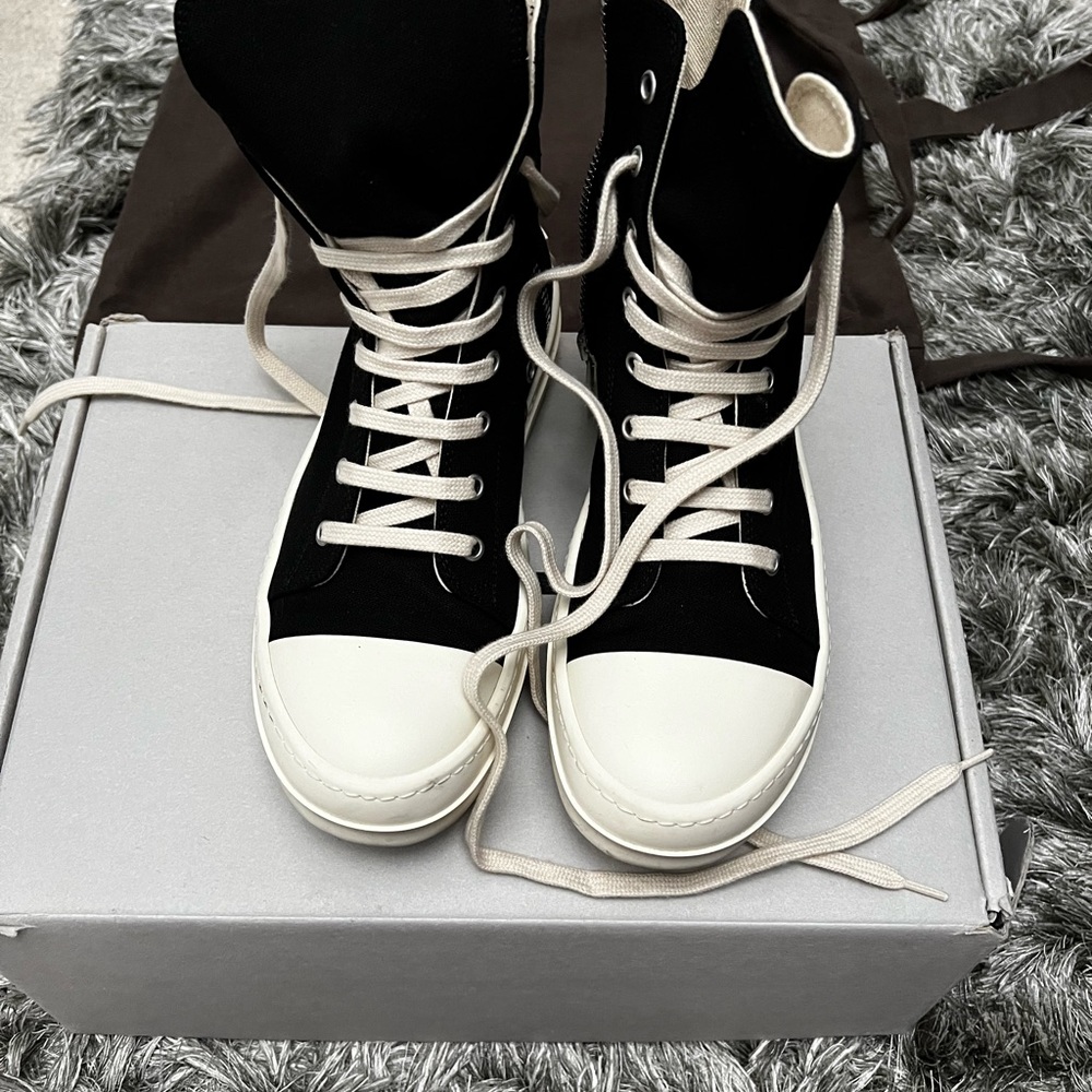 RICK OWENS DRKSHDW Black Sneakers